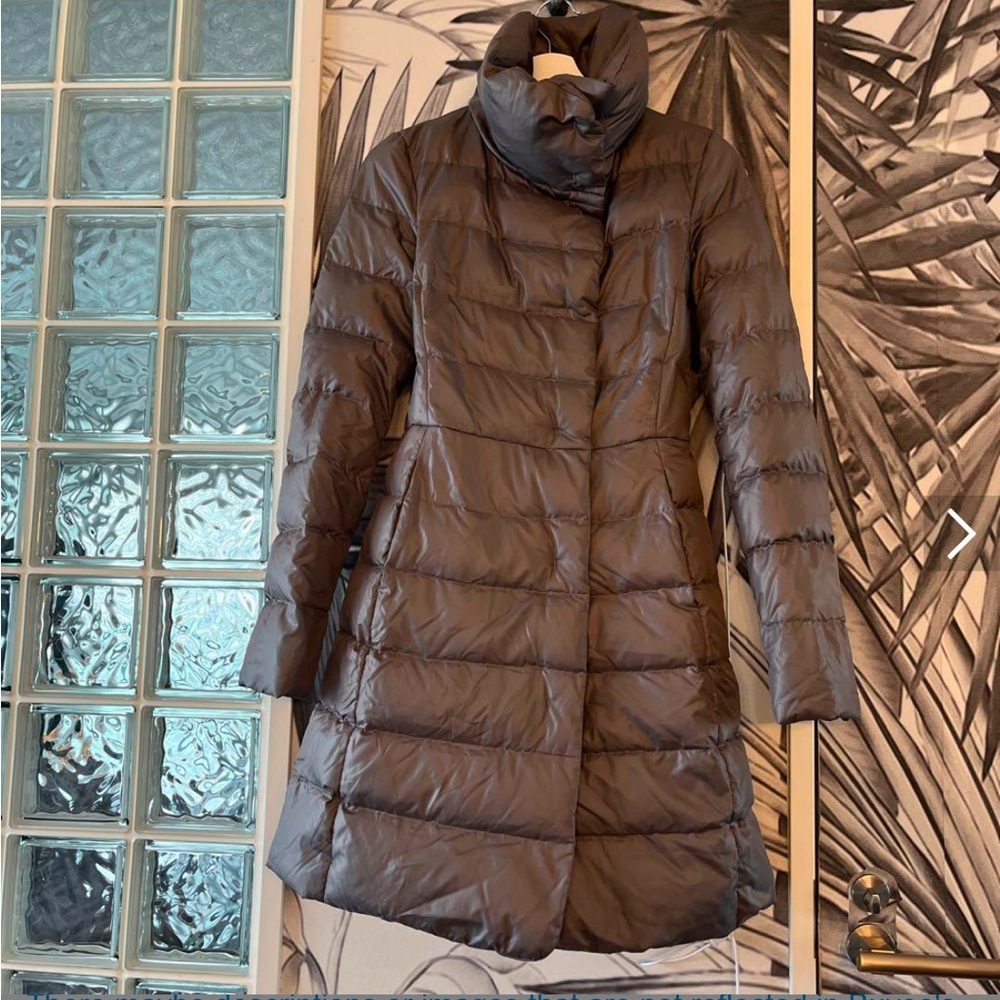 Theory Feminine Dressy 90% Down Coat Size P Petite XS 0 2 PXS